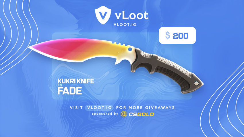 Kukri Knife Fade Giveaway