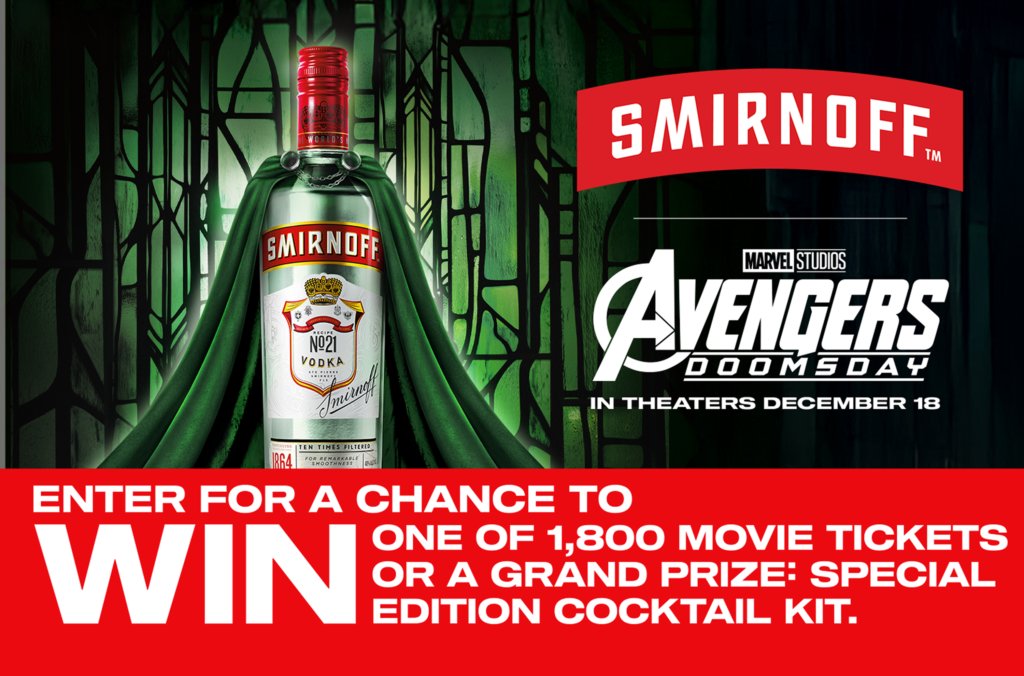 Smirnoff Assemble Your Night Sweepstakes