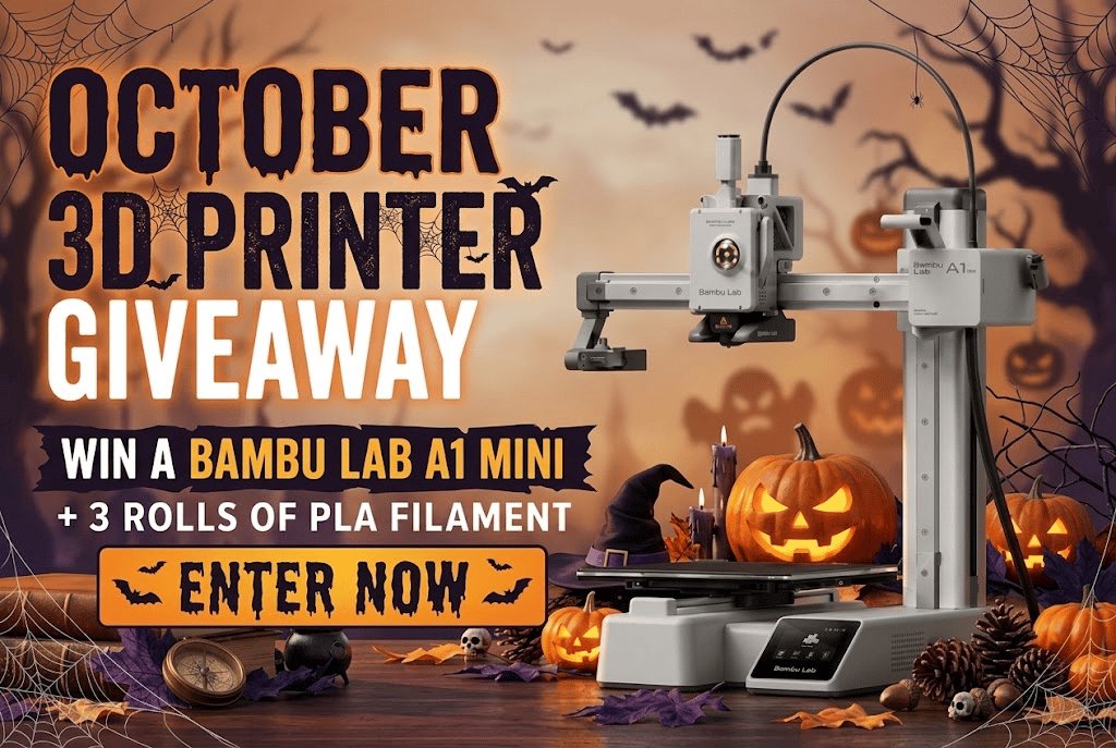 🎃 “Spooktacular 3D Printing Giveaway” | October Giveaway 👻🖨️