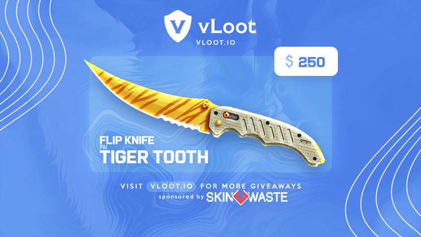 Flip Knife Tiger Tooth Giveaway
